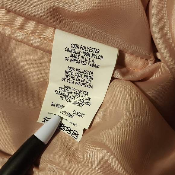 Jump Apparel Strapless Mauve And Rose Gold Sequin Gown - Picture 11 of 11